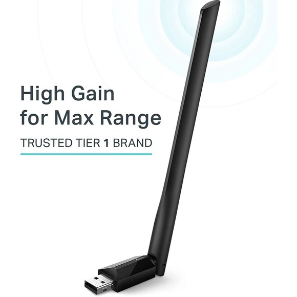 TP-LINK Archer T3U Plus 1300Mbps Wireless Dual-Band USB Adapter - Black - Picture 3 of 3